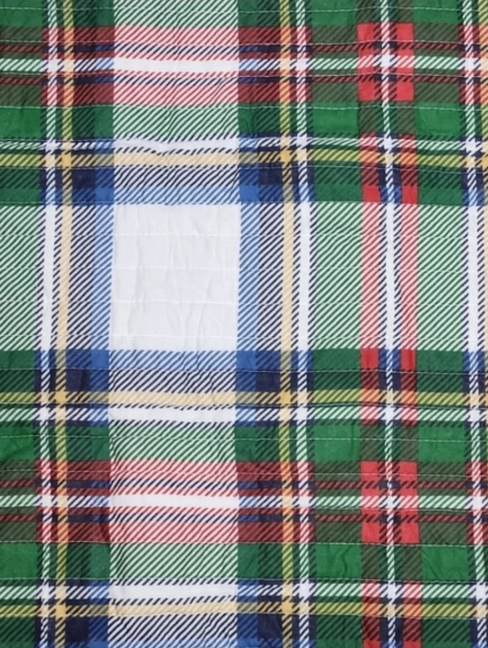 Levtex Home Festive Baubles Plaid Euro Shams Set 2 26x26 Christmas NWOT